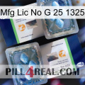 Mfg Lic No G 25 1325 viagra5